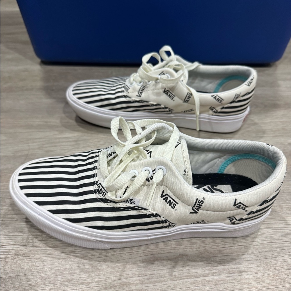 Vans Monochrome Striped Sneakers